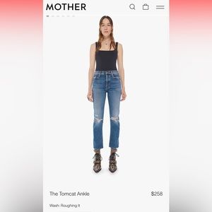 Mother Tomcat Ankle Jeans size 24